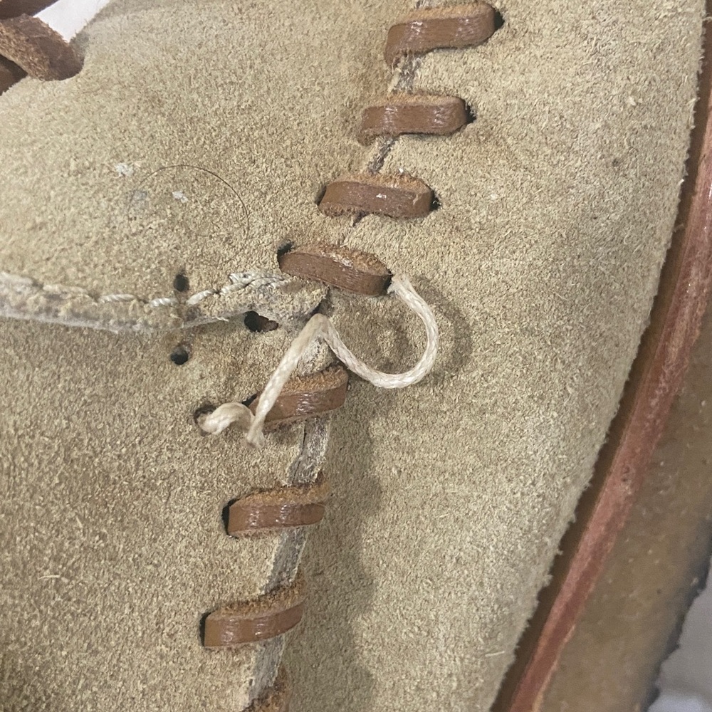 Polo Ralph Lauren Tan Fringe Moccasin Boots - Picture 5 of 5